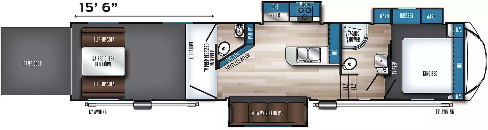 Vengeance Rogue Armored 383G2 Floorplan