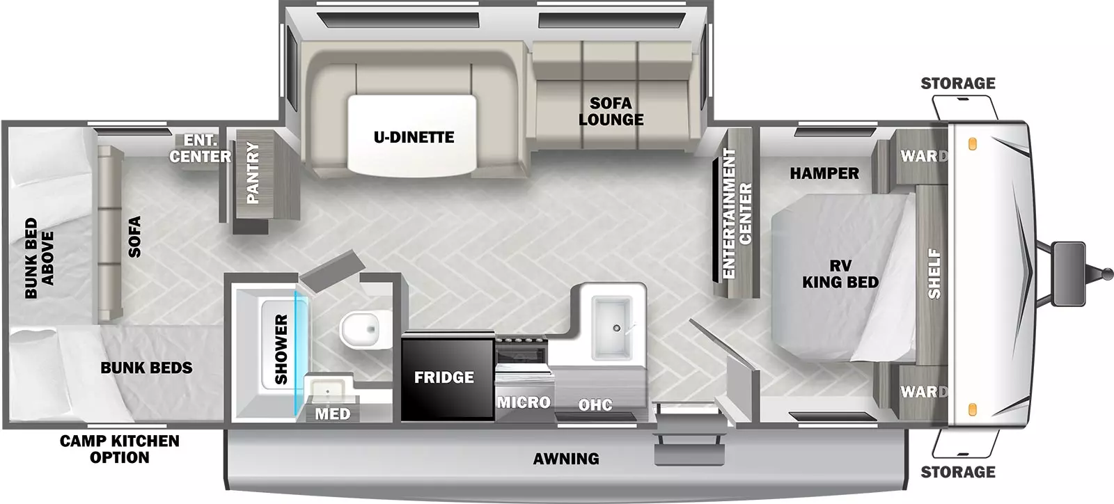 Evo Southwest T2700QBL Floorplan